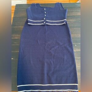 House of Harlow 1960 Navy Textured Dress